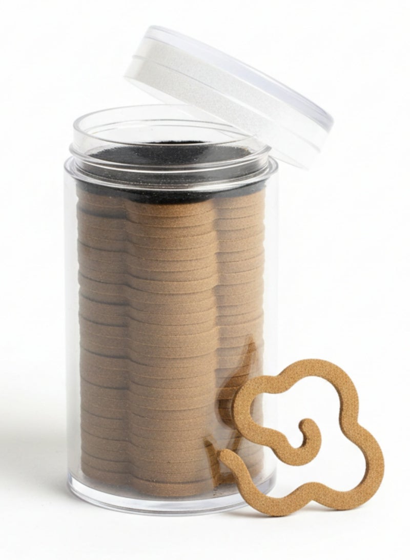 كوتونتك أعواد البخور من خشب العود – عطر فاخر طبيعي مصنوع يدويًا، 32 لفة من بخور العود للتأمل والشفاء واليوغا والعلاج بالروائح (بدون روائح مضافة، مثالي لمحبي خشب العود). - Image 2